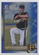 2022 Bowman Chrome Prospects Blue Refractor 84/150 Shalin Polanco #BCP-145 4k8