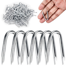 Wire Staples Steel Fence Staple Nails U Shaped Nails 1'' U Staples for Fencing,