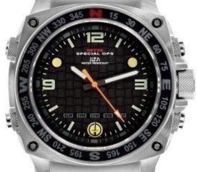 MTM Special Ops SILENCER SIL-SSL-BLCK-MBSS Wristwatch Watch w/ Box Quarts r#