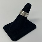 925 Sterling Silver SLIGHTLY DOMED 9.4mm Band Wide Ring SIZE 7.5 — photo 3