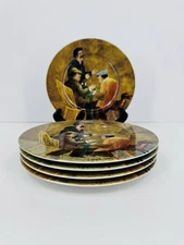 Guy Buffet ESCHENBACH Old Men Storefronts 8” Salad Plate (Set Of 5) RARE & MINT