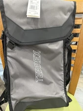 NWT Adidas TRX Terrex Aeroready Backpack Black Grey 27L Water Resistant NEW $80