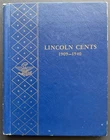 Lincoln Wheat Penny Collection Whitman  Album 1909-1940, 83 Coins, Near Complete