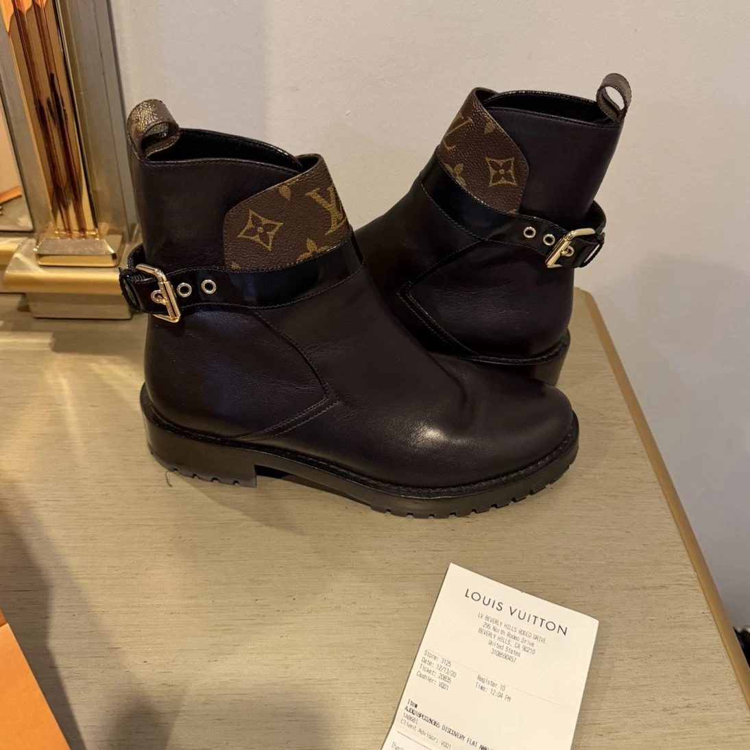 Buckle Leather Upper Brown Boots for Men for sale | eBay