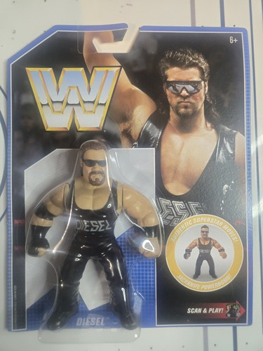 Mattel WWE WWF Diesel Retro - Kevin Nash Action Fi...