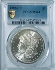 1885 CC Morgan Dollar PCGS MS64