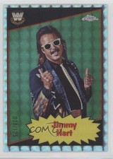 2025 Chrome WWE 1985 Topps Legends Aqua Geometric Refractor Jimmy Hart HOF 6ns