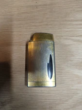 Vintage Scripto Gold Tone Butane Lighter Made In USA. RARE UNTESTED 
