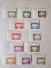 Aden KGVI 1937 Dhows Corner Marginal Set of 12 SG1-12 Superb MNH