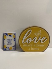 Small Free Standing Love Makes A House A Home...