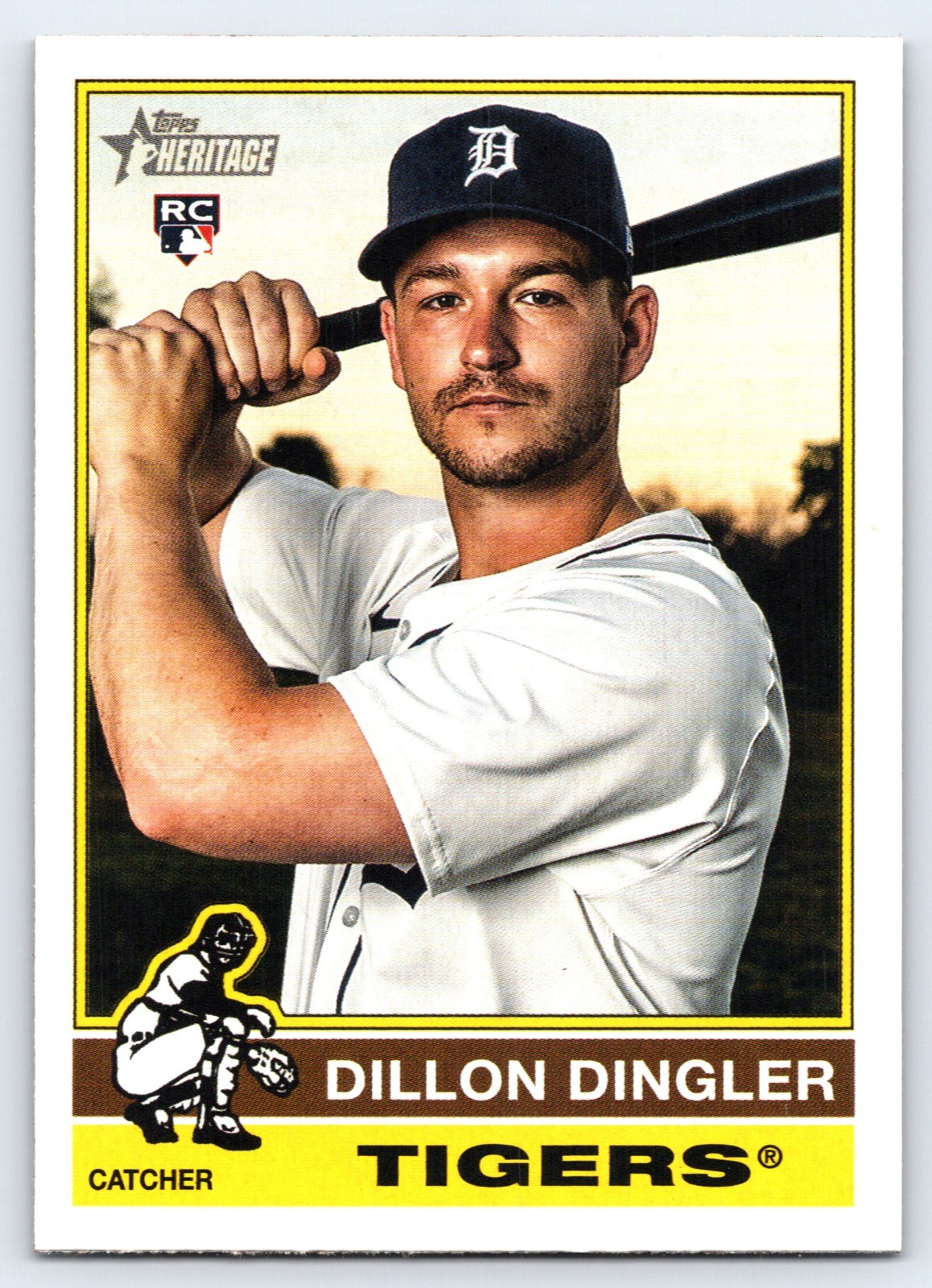 2025 Topps Heritage - Dillon Dingler #130 (RC)