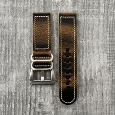 24mm Montre Cuir Marron