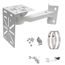 L-Shape Dome Camera Bracket, Wall Ceiling Mount for Security Dome Cameras, Wa...