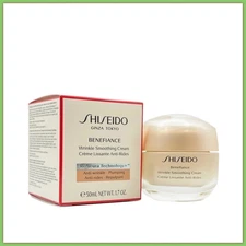 Shiseido Benefiance Wrinkle Smoothing Cream 1.7oz / 50ml NEW