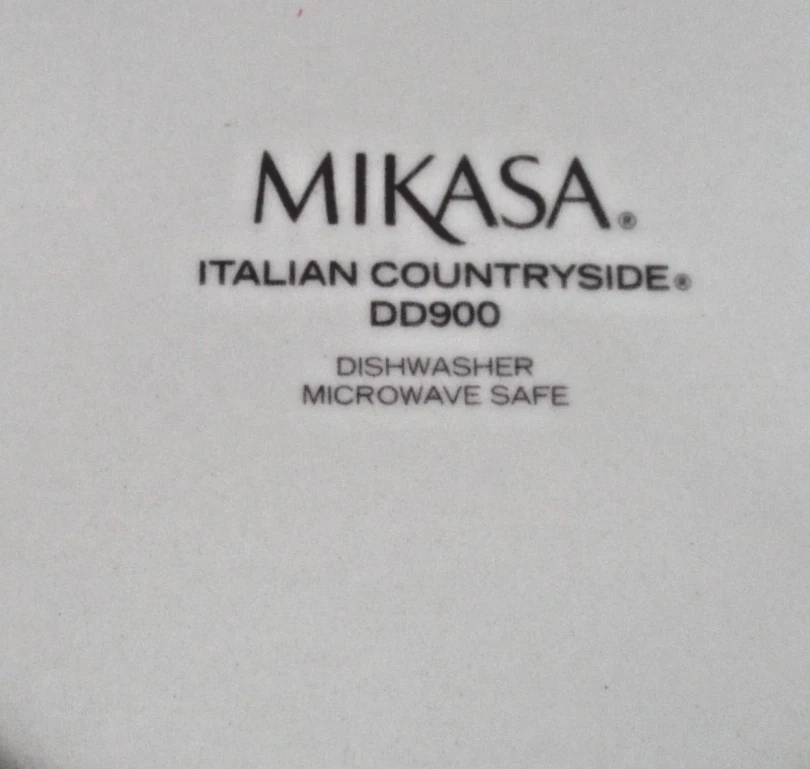 Mikasa Italian Countryside DD900 Rimmed Soup Bowls Set of 6 EXC - Image 2 of 2