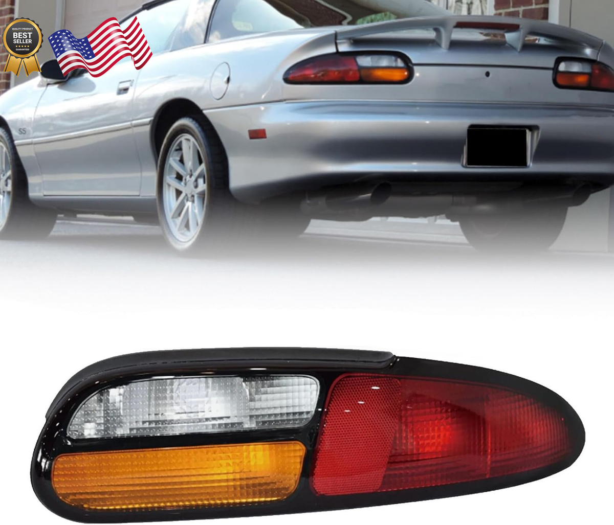 Tail Lights Compatible with Chevy Camaro Z28 SS 1993-2002