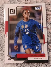 Naomi Girma 2022-23 Panini Donruss Optic USA Rookie Card #127. rookie card picture