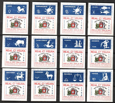 Matchbox label / Étiquettes boîtes d'allumettes - Portugal - Zodiaque - Neuf - A