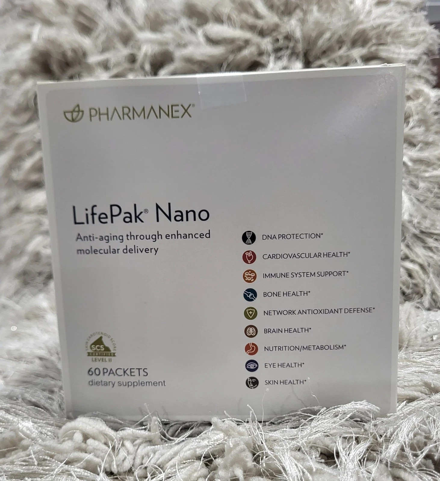 Nu Skin Pharmanex LifePak Nano 60 Packets New & Sealed Exp 12/2027