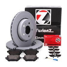 Zimmermann FORMULA S Bremsscheiben + Beläge Sensor für MERCEDES W213 C257 hinten