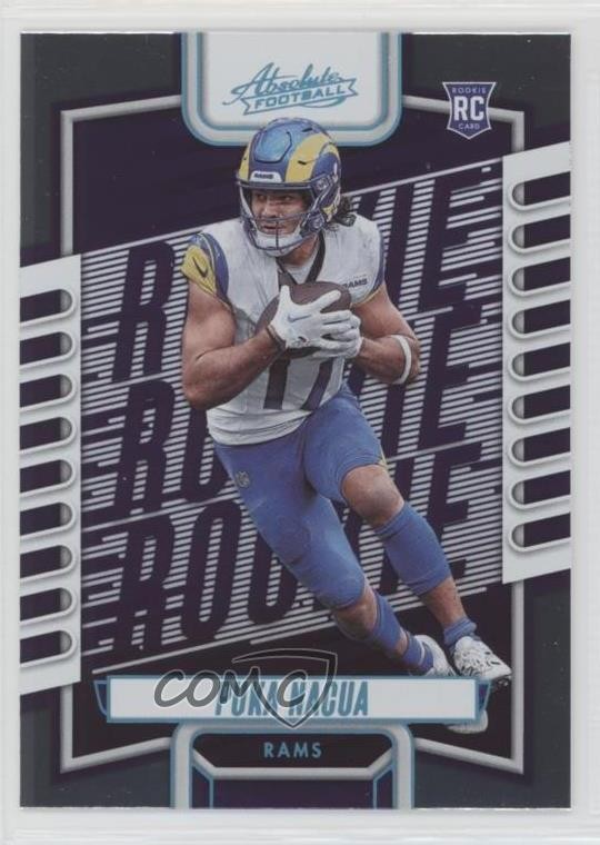 2023 Panini Absolute Rookies Teal Puka Nacua #189 Rookie RC 07sf