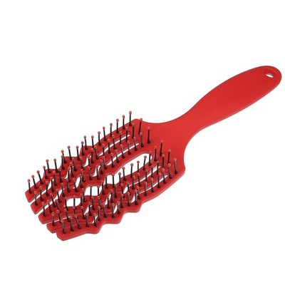 Tangle Hair Brush Detangling Brush Paddle Detangler Comb for All Hair Types Red