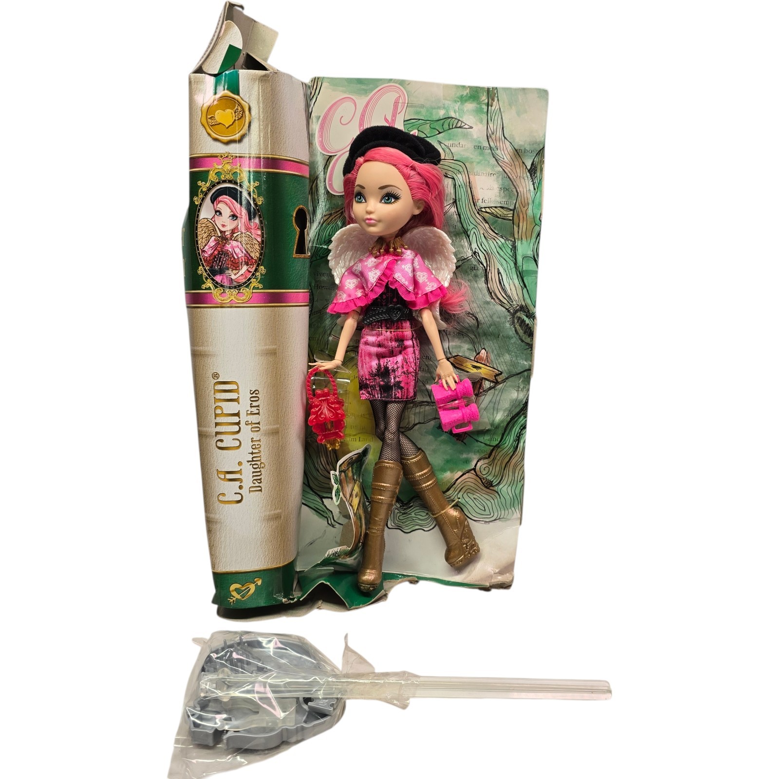 Mattel Ever After High Through the Woods CA CUPID Doll - BOX