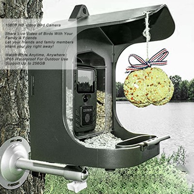 Smart Bird Feeder With Camera 1080P HD Video Bird Camera Support Up To 256GB Hot