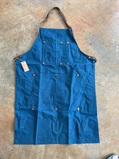 Waxed Indigo Cotton Canvas Apron NWT