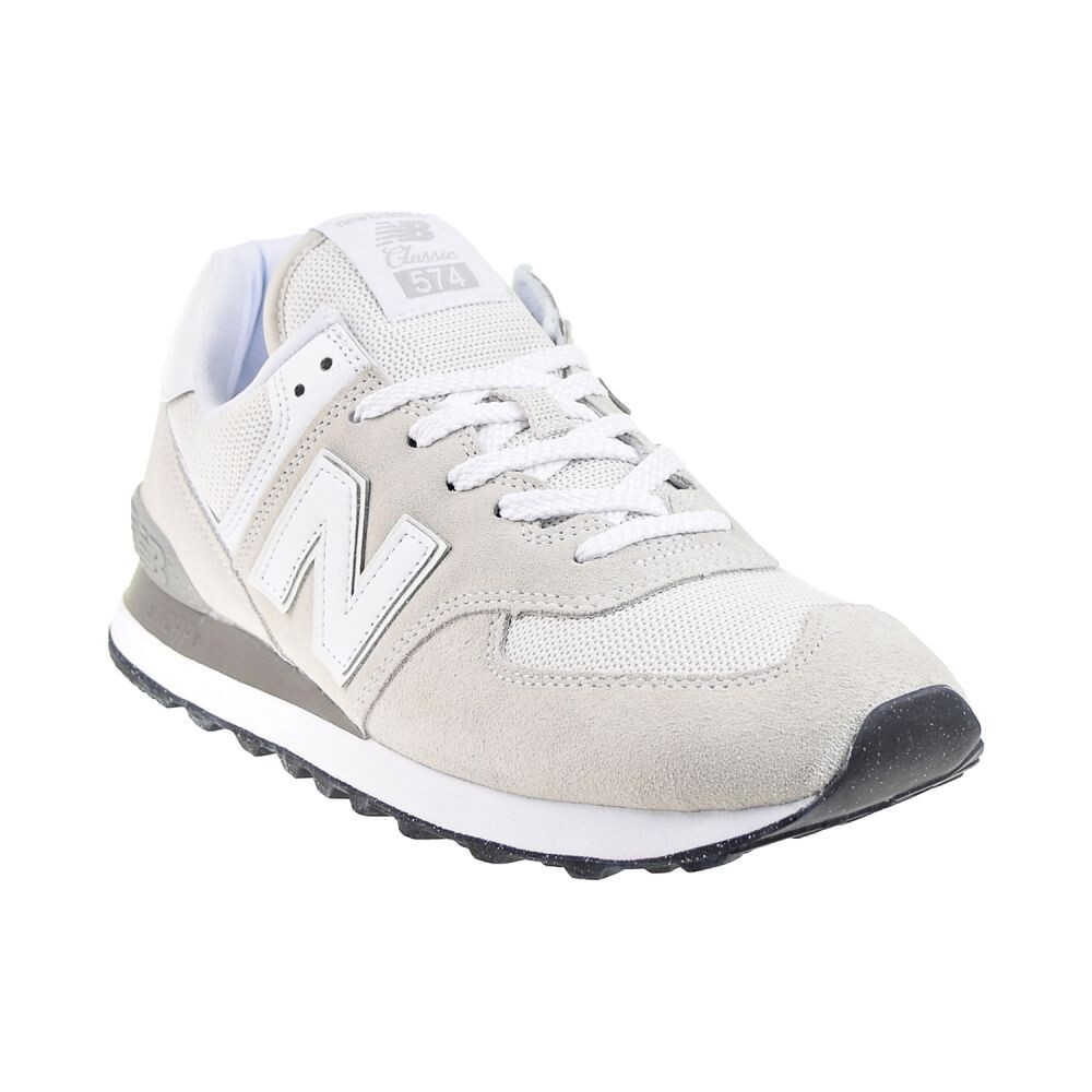 New Balance ML574 ホワイト/シルバー New Balance 574 Core Men's Shoes Nimbus-Cloud White ml574-evw | eBay