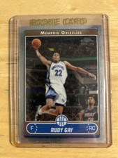 2006-07 Topps Chrome - Rudy Gay #184 (RC) Rookie UConn Memphis Grizzlies