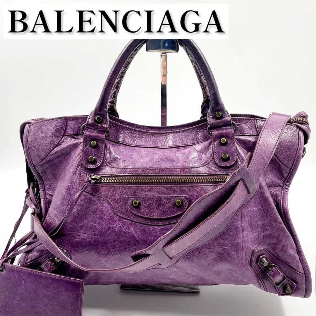 Balenciaga City Purple Bags & Handbags for Women for sale | eBay
