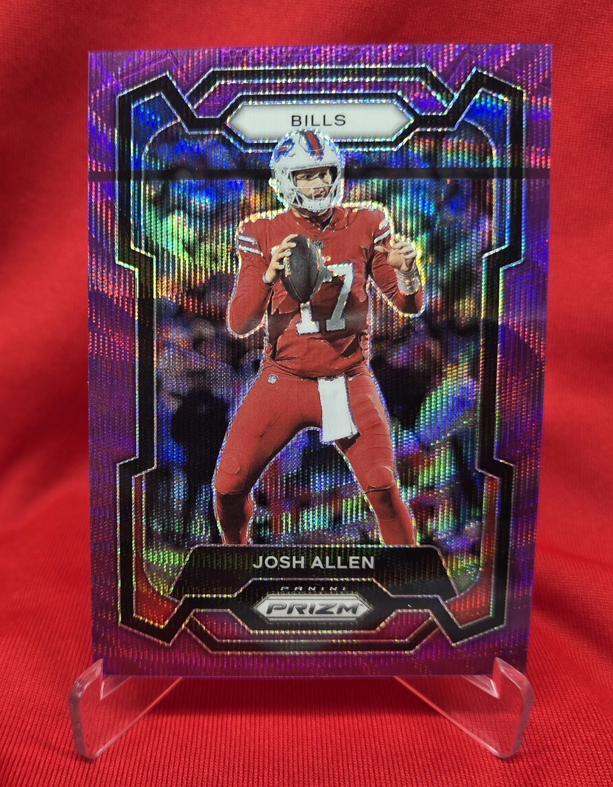 2023 Panini Prizm - Josh Allen #32 Purple Wave Prizm /99