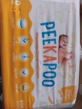 Disposable Changing Pad Liners - 50 Pack Super Soft Waterproof NIP Free Ship