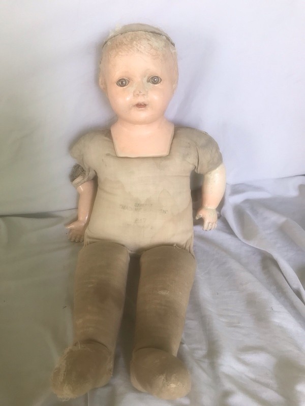 Genuine Madame Hendren Antique Doll Needs TLC