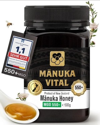 Manuka Vital Honig MGO 550+,500gr aus Neuseeland,Premium Manuka Honig,UVP 79.99 