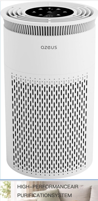 C8 HEPA Air Purifier - 5-Stage Filtration, 360° Airflow, Ultra-Quiet, Ozone-Free