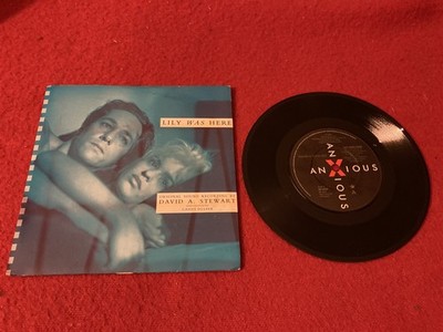 DAVID A. STEWART LILY WAS HERE 1991 VINTAGE VINYL 7'' & PICTURE SLEEVE NICE COPY