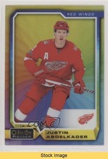 2018-19 O-Pee-Chee Platinum Rainbow Color Wheel Justin Abdelkader #72 READ 6f8