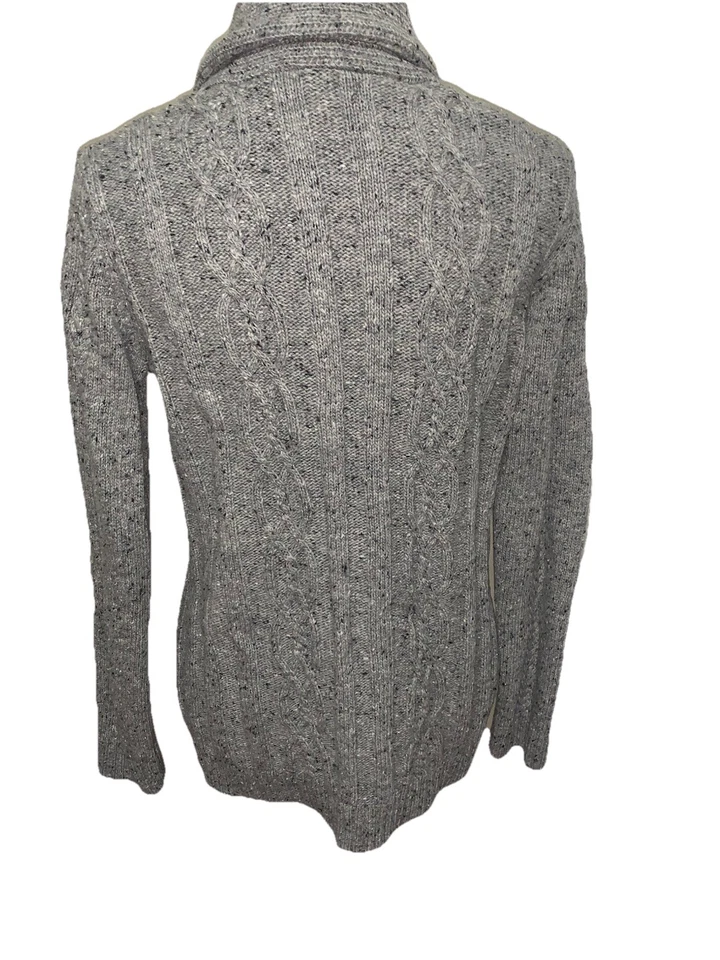 Cárdigan suéter Coldwater Creek para mujer talla grande 14 frente abierto mezcla de lana Foto 3 de 4