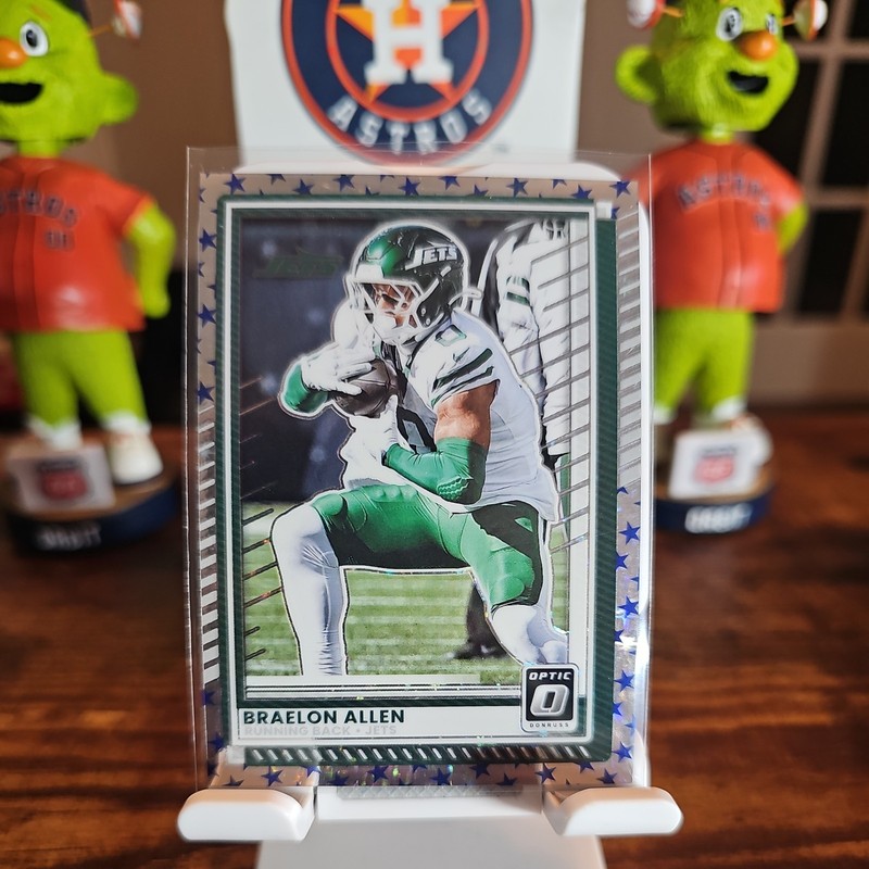 2025 Panini Donruss Optic - Braelon Allen #175 Blue Star Prizm