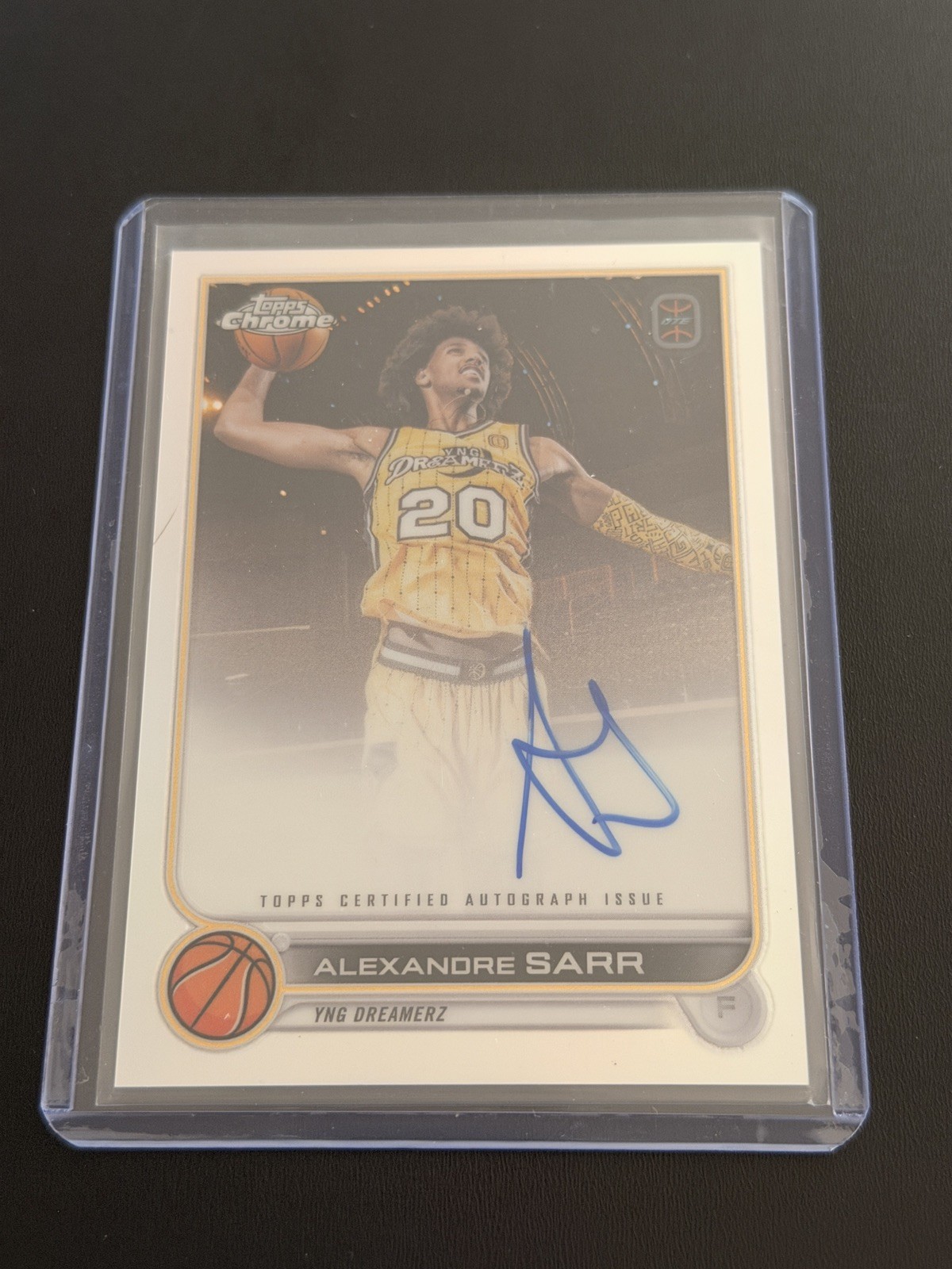 2022-23 Topps Chrome OTE Alexandre Sarr Auto #CA-AS2