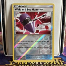 Wait and See Hammer 192/214 Reverse Holo Lost Thunder Pokemon Card