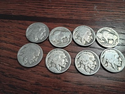 Lot of 33 Buffalo / Indian Head Dateless Nickles Nickel Coins