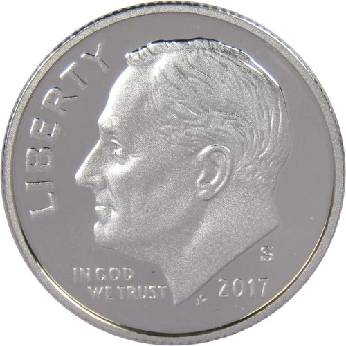 2017 S Roosevelt Dime Choice Proof Silver 10c Coin