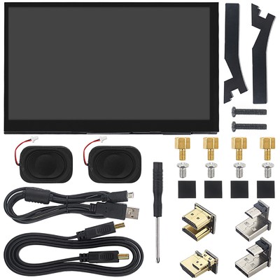 7-Zoll-HDMI-kompatible Touchscreen-Display für Raspberry Pi 4B/3B Jetson Nano PC