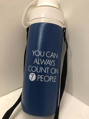 Massachusetts State Lottery Hot Cold Tumbler Mug w/ Carry Strap Channel 7 News - Picture 2 of 24