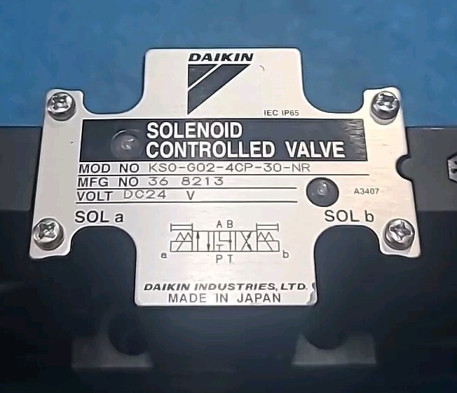 DAIKIN KSO-G02-4CP-30-NR SOLENOID CONTROL VALVE | eBay