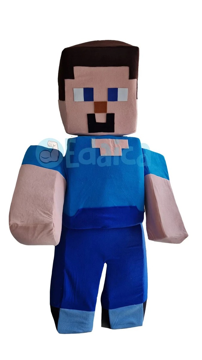 Mascotte MINECRAFT Deluxe costume Steve completo Taglia unica