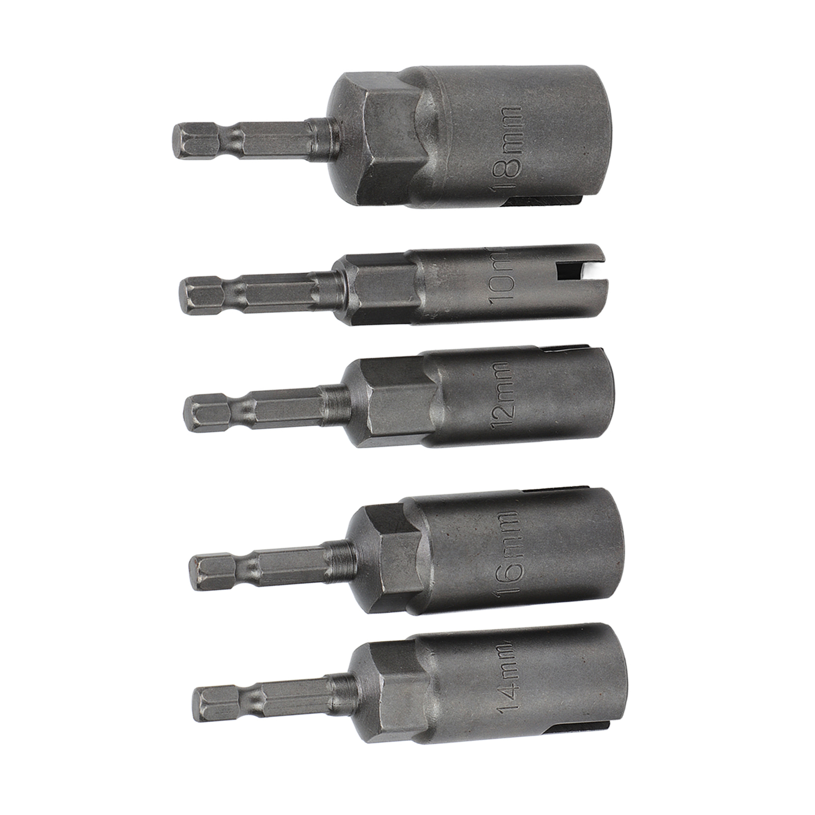 5 Pcs 1/4inch Hex Shank Power Wing Nut Driver Slotted Wing Nut Drill